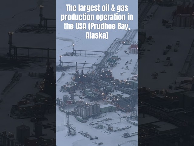 The largest gas and oil production in the USA (Prudhoe Bay / Deadhorse Alaska) #oil #gas #alaska