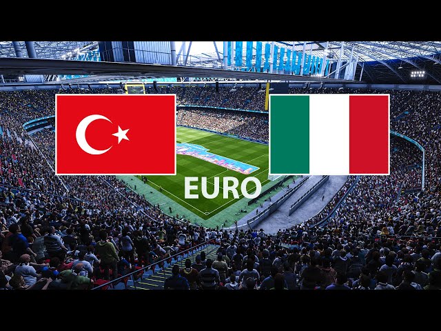 Turkey Vs Italy | EURO 2024 | eFootball PES Gameplay |