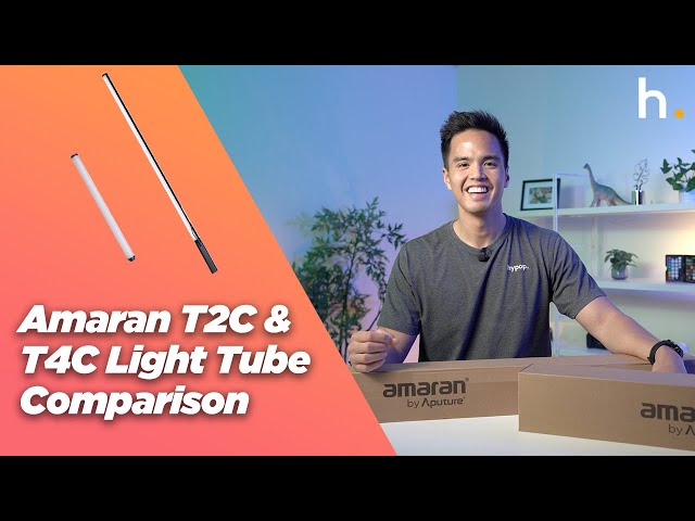 Aputure Amaran RGBWW T2C and T4C Light Tube | Comparison & Review