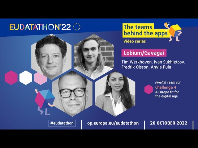 Meet the Lobium/Gavagai team (EU Datathon 2022)