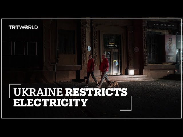 Ukraine to restrict energy supplies as Russia strikes power grids