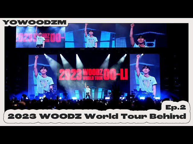 [YOWOODZM] 'OO-LI' makes us a big smile!☘ | 2023 WOODZ World Tour Behind Ep.2