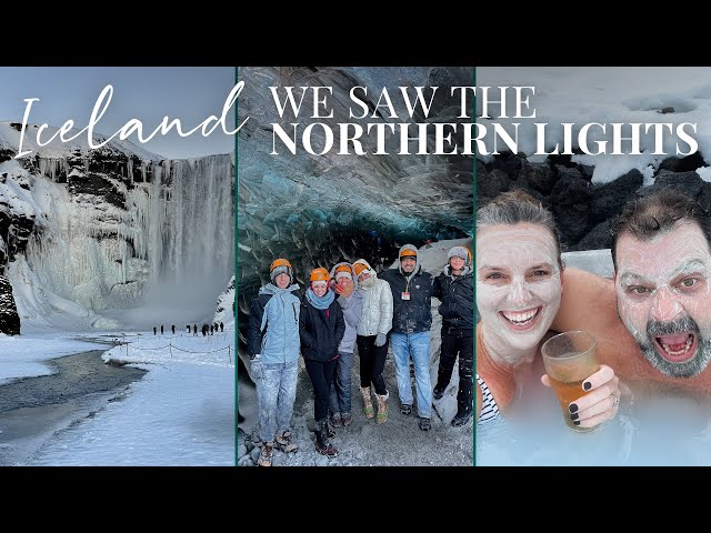 Iceland Travel Vlog || Northern Lights, Blue Lagoon, Glaciers, and more!
