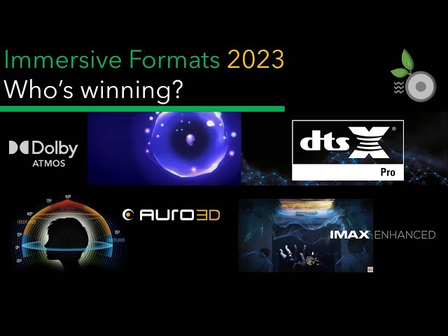 Immersive Formats 2023 - Who's Winning? Getting them all - Auro 3D, Dolby Atmos, dts:X, dts:X Pro