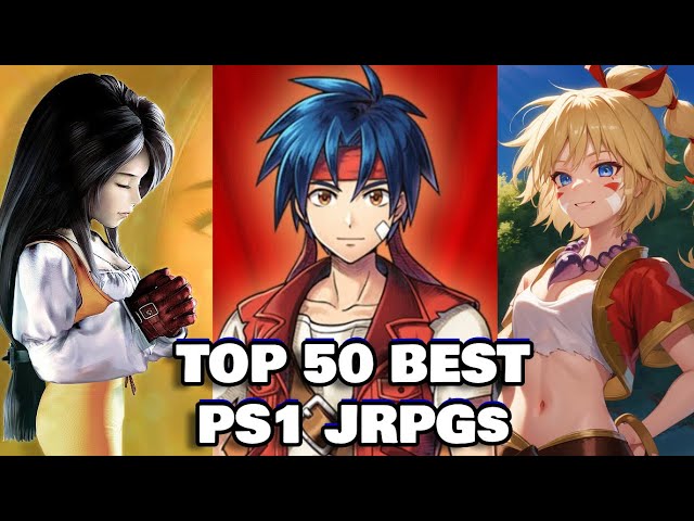 Top 50 Best PS1 JRPGs Ever (Random Order)