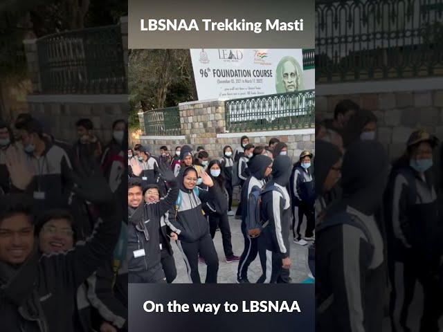 LBSNAA Trekking Masti | Officers are going to Trek | On the way to LBSNAA #shorts