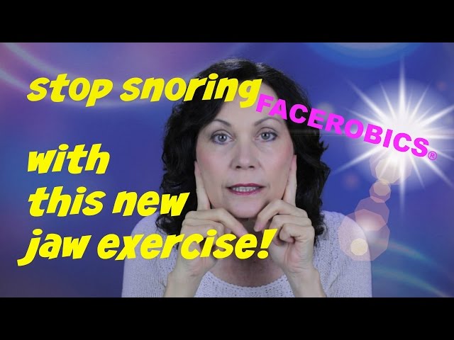 Get Rid of your Double Chin with this Stop Snoring Exercise
