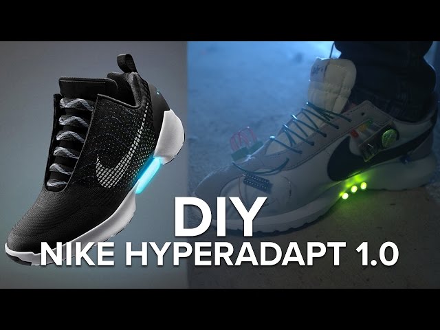 DIY Nike HyperAdapt Self-Lacing Shoes