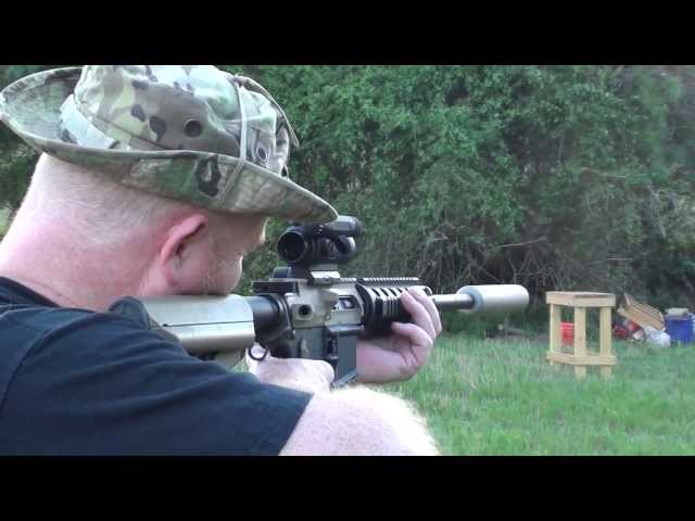 Quick Look: .300 Blackout AKA 300 Whisper AR-15 with Suppressor