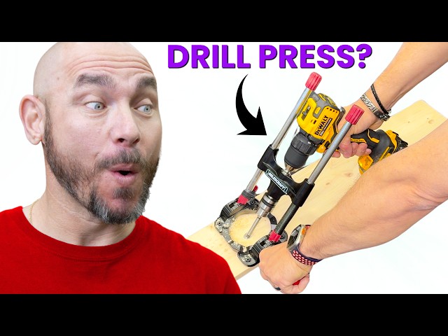 Ultimate Drill Upgrade! Turn Any Drill Into a Drill Press