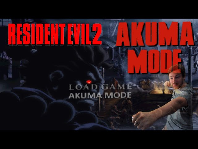 Resident Evil 2  AKUMA MODE - Lets Play as AKUMA from Street Fighter #re2