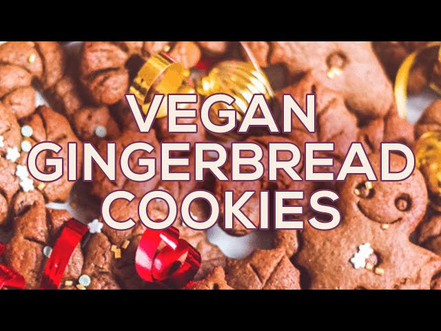Vegan Gingerbread Cookies - Vegan Afternoon with Two Spoons