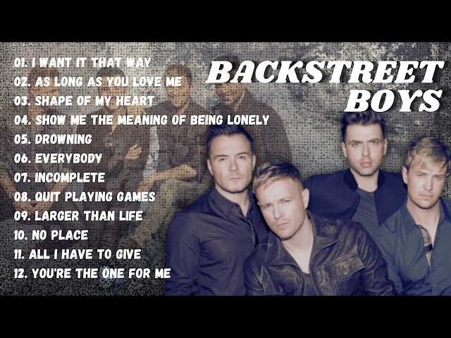 Best Of Backstreet Boys   Backstreet Boys Greatest Hits Full Album 1