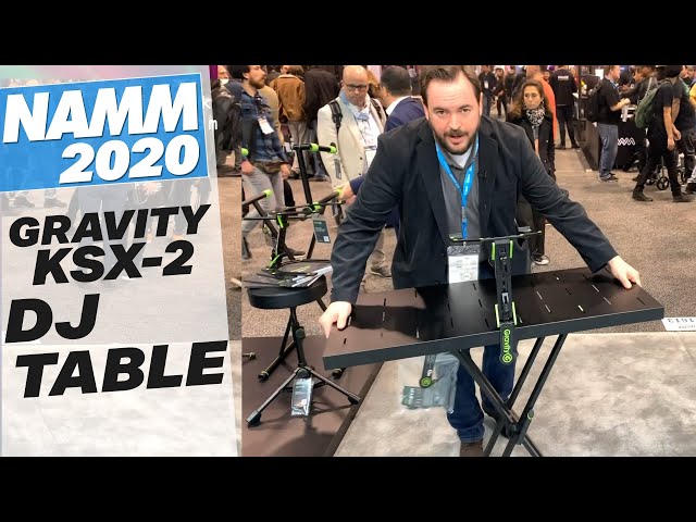 First look at the Gravity KSX 2 RD - Mobile DJ Stand @ NAMM 2020 - djkit.tv