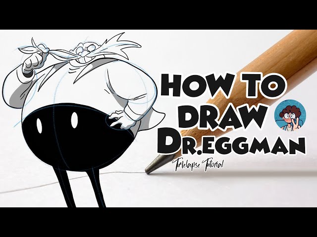 How to draw sonic characters I How to draw doctor eggman from Sonic the hedgehog
