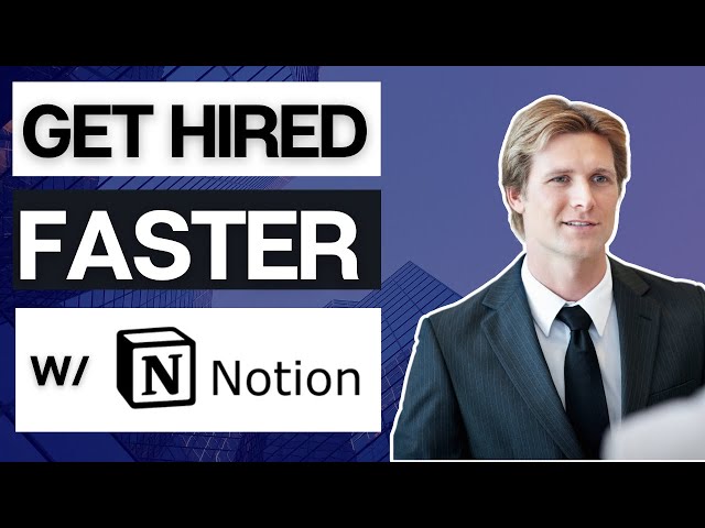 Unleash the power of Notion to accelerate your job hunt