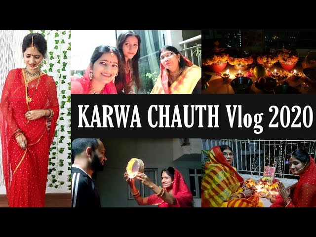 सारे दिन Office का काम और शाम को करी पूजा की तयारी | My Karwa chauth Vlog 2020