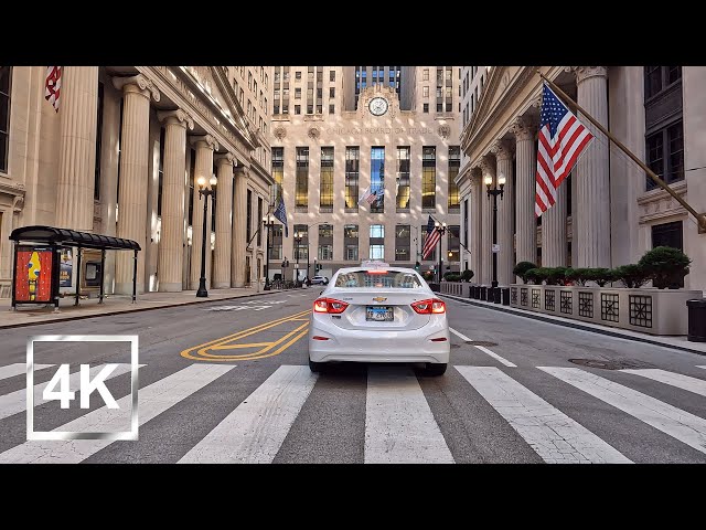 4K Driving in Chicago - Downtown & South Loop - HDR - USA - 2023