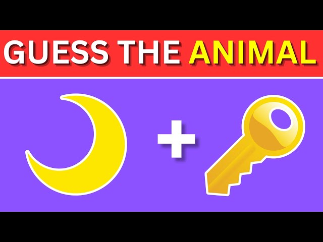Guess The Animal By Emoji🐶🐼 || Animal Emoji Quiz✅||