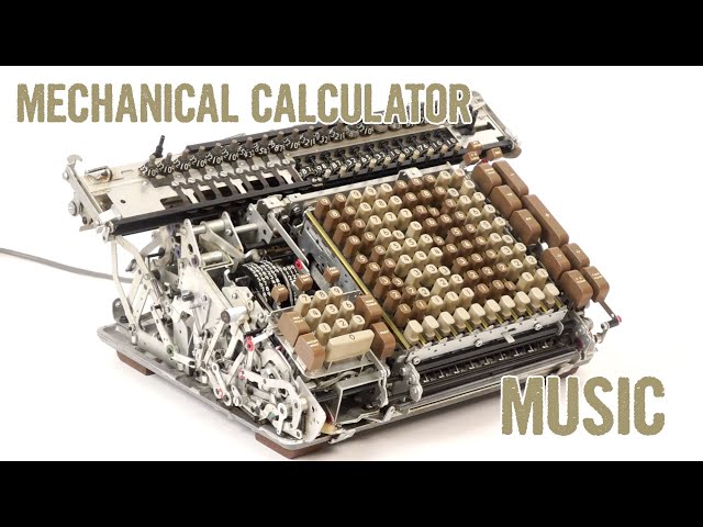 The Friden STW-10 Calculator Plays The Friden March