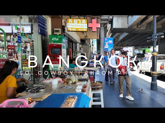 [4K] Walking around Center of Bangkok, Thailand | Soi Cowboy to Phrom Phong Area