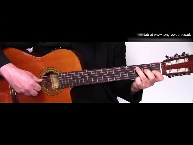 Please Mr. Postman - Beatles fingerstyle guitar solo - link to TAB in description