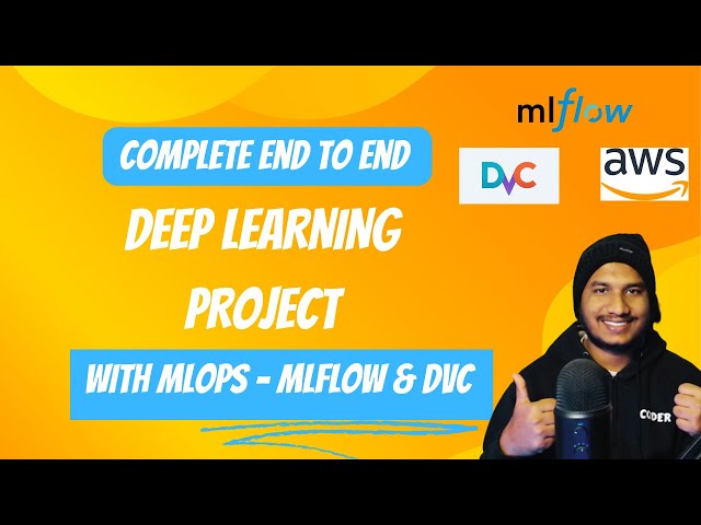 End to end Deep Learning Project Implementation using MLOps Tool MLflow & DVC with CICD Deployment 🚀