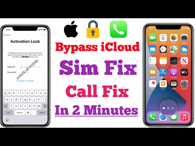 Bypass iCloud✔Sim Fix✅Call Fix✔ Unlock iPhone iCloud Activation Lock - 100% Success With Proof