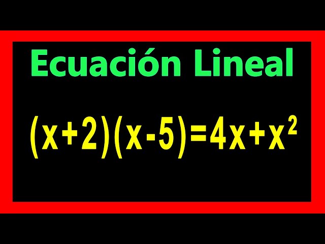 ✅👉 Ecuaciones Lineales con Parentesis ✅ Ecuacion Lineal (Parentesis)