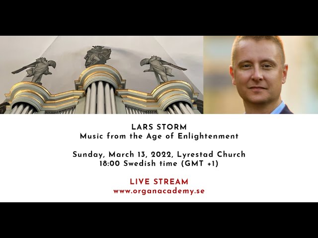 GIOA Quarantine Concerts - March 13, 2022, Lyrestad Church - 18:00 (GMT +1) - Lars Storm