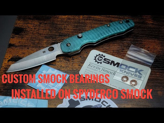 Custom Smock Bearings Install - Spyderco Smock
