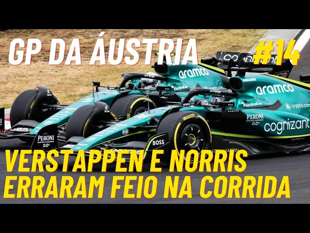 FÓRMULA 1 (AO VIVO) COM IMAGENS - CORRIDA COMPLETA – GP DA AUSTRIA - F1 MANAGER 23 - PC #14