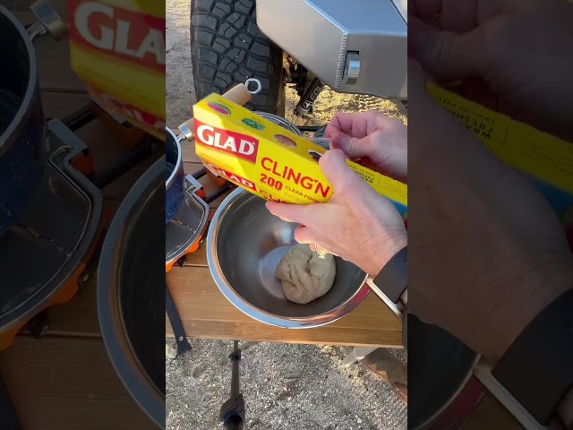 Baking Fresh Cheesy Buns While Camping in the Desert!