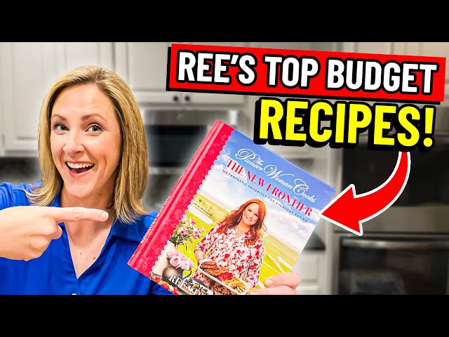 Pioneer Woman BUDGET MEALS!  5 cheap recipes to make RIGHT NOW!