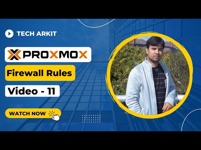 Proxmox Firewall Rules and Security Groups | Tech Arkit
