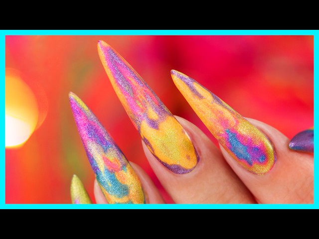 Guess HOW I Created This Unique Gel Nail Art! 🤔
