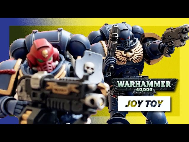 Joy Toy Warhammer 40K Ultra Marines and Blood Angels Quickie Review
