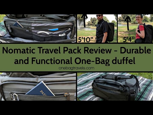 Nomatic Travel Bag - Review and 7 day packing demo