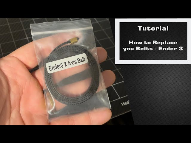 Tutorial - How to Change Ender 3 X-Axis Belt