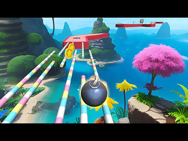 Sky Rolling Balls 🌈 Landscape Gameplay Android iOS 💥 Nafxitrix Gaming Game 22
