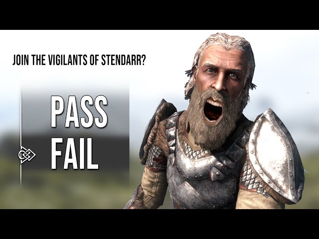 How Skilled Are YOU to Pass the Secret Vigilants Test in Skyrim?