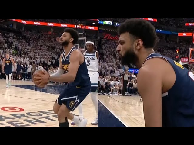JAMAL MURRAY TALKS CRAZY TRASH TO WOLVES AFTER  HALF COURT SHOT BUZZER BEATER! "ITS OVER!"
