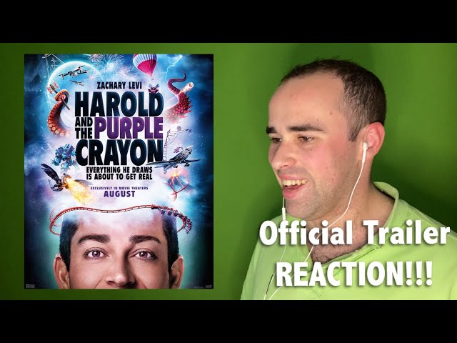 Harold And The Purple Crayon Official Trailer 2 REACTION!!!