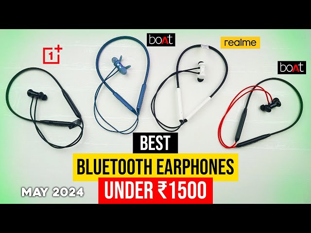 Top 5 Best Neckband Under ₹1500 in 2024 ⚡ Bluetooth Earphones under 1500 ⚡ Wireless Neckband 1500
