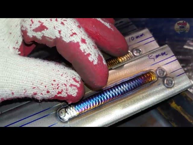 Connection between tungsten length and weld bead . In TIG welding Walking The Cup technique