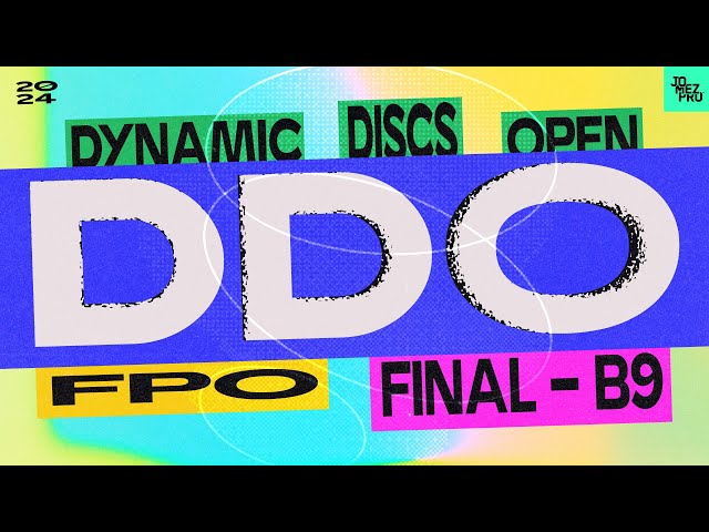 2024 Dynamic Discs Open | FPO FINALB9 | Fajkus, King, Gannon, Handley | Jomez Disc Golf