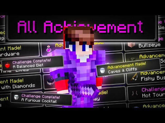 COMPLETING EVERY ACHIEVEMENT in Minecraft Hardcore (Hindi)