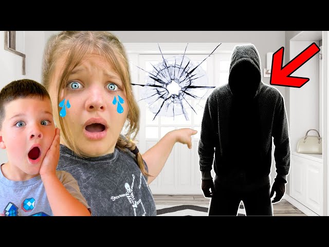 SOMEONE BROKE INTO OUR HOUSE WHILE AUBREY and CALEB are HOME ALONE!!