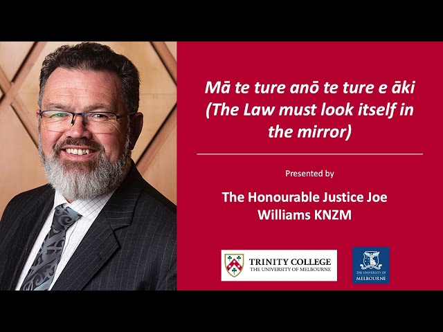 2024 Caldwell lecture: ‘Mā te ture anō te ture e āki (The Law must look itself in the mirror)