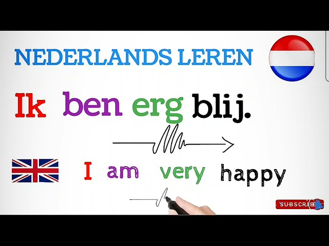 NEDERLANDS LEREN,nuttige nederlandse zinnen,learn dutch with english